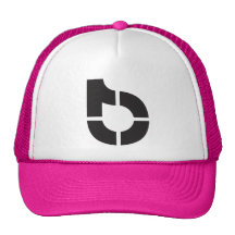gorra rosado del camionero con el logotipo de la c