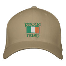 Gorras irlandeses adaptables de la bandera gorras bordadas