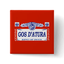 Gos D'Atura buttons by dogbreedz Gos D'Atura buttons