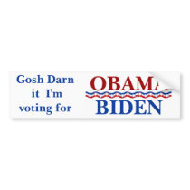 Gosh Darn It! bumper stickers