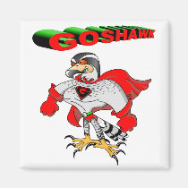 Goshawk Cartoon magnets