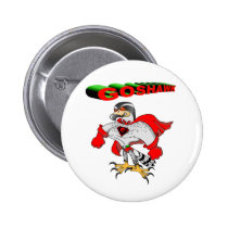 Goshawk Cartoon buttons