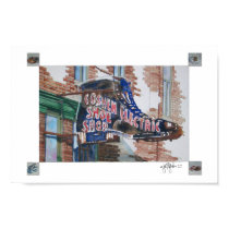 Goshen Electric Shoe Shop posters by scottlhendrie Goshen Electric Shoe Shop posters