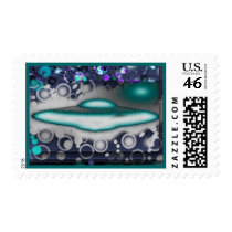 Goshy Flying Saucer Sticky Stamp
