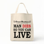 Gospel Headlines Tote Bag