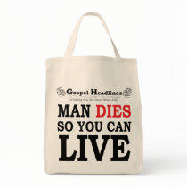Gospel Headlines Tote Bag