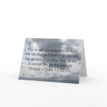 Gospel of John 15:12-13 cards
