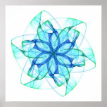 Gossamer Pinwheel Poster