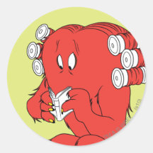 Gossamer Reading - Full Color Round Sticker