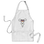 gost with bat necklace aprons