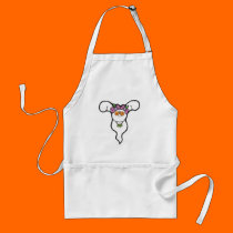 gost with bat necklace aprons