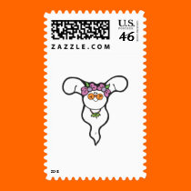gost with bat necklace postage