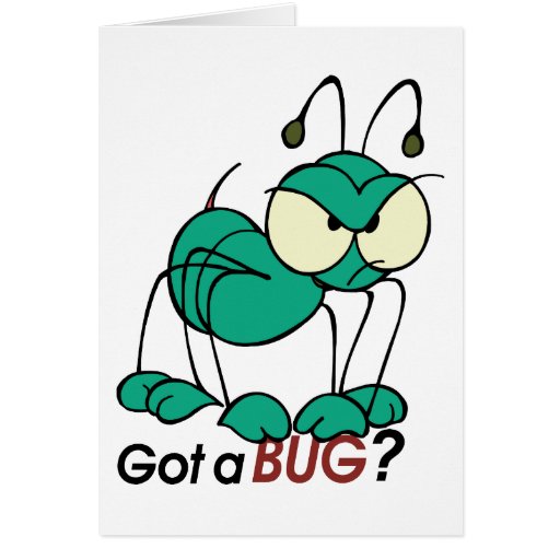 Got A Bug ~ Bug / Ant Word Play Greeting Cards