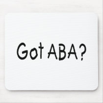 Got ABA (Blk Mouse Pad