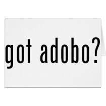 got adobo? greeting card