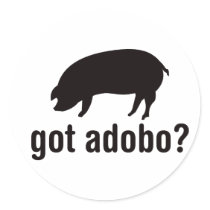 Got Adobo - Pork Basic Black stickers