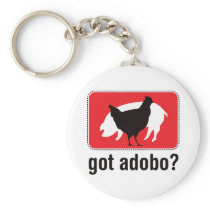 Got Adobo? Red Keychain