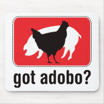 Got Adobo? Red mousepads