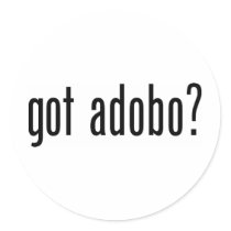 Got Adobo Round Sticker