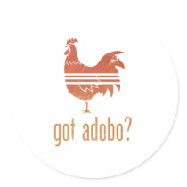 Got Adobo? Round Sticker