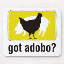 Got Adobo? Yellow Mouse Pads