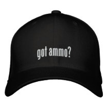 Got ammo? embroidered hats