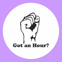 Got and Hour? stickers