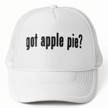got apple pie? trucker hats