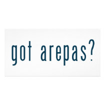 got arepas? photo card template