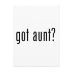 got aunt? Postcard