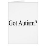 Got Autism? cards