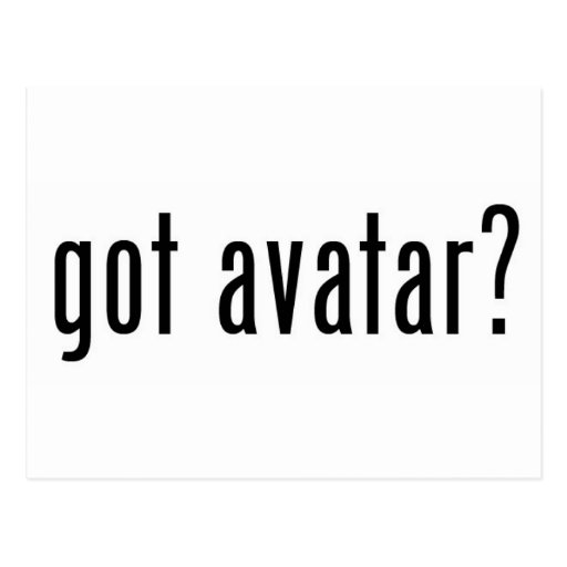 got avatar? post cards