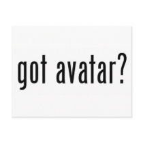 got avatar? post cards