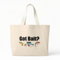got bait? tote bag