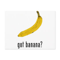 Got Banana? Post Cards