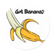 Got Banana stickers