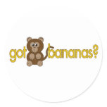 Got bananas? stickers