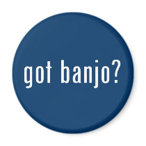 got banjo? refrigerator magnets