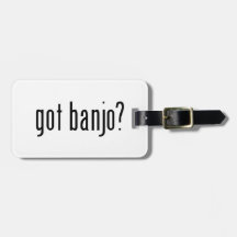 got banjo? tag for bags