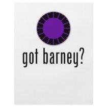 got barney? flyers