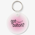 got baton? keychains