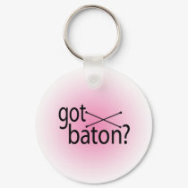 got baton? keychains
