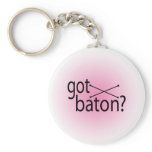 got baton? keychain