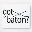 got baton? mousepads