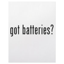 got batteries? customized letterhead