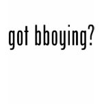 got bboying? t-shirt