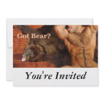 Got Bear?, You're Invited invitations