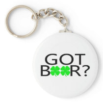 Got Beer Clovers Key Chain