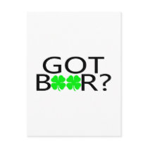 Got Beer Clovers Postcards