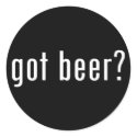 got beer? stickers